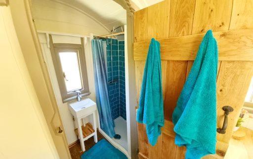Pen Bryn Shepherd Hut ヘイ＝オン＝ワイ エクステリア 写真